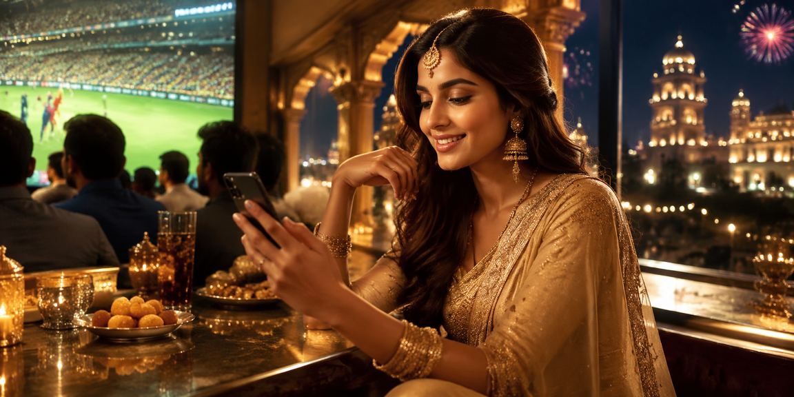 User in Lucknow celebrating festival with easy deposit options on wdp4d